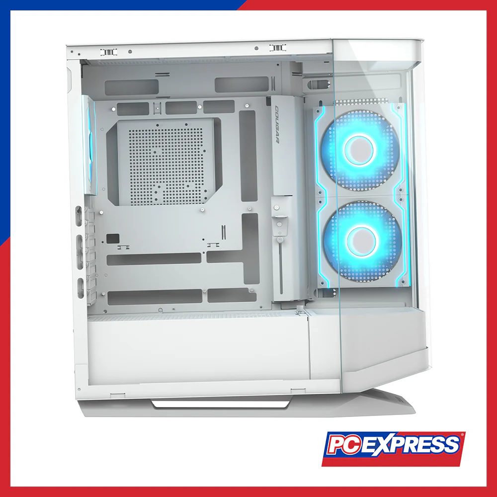 COUGAR FV270 RGB MID Curved Tempered Glass - White - Image 4