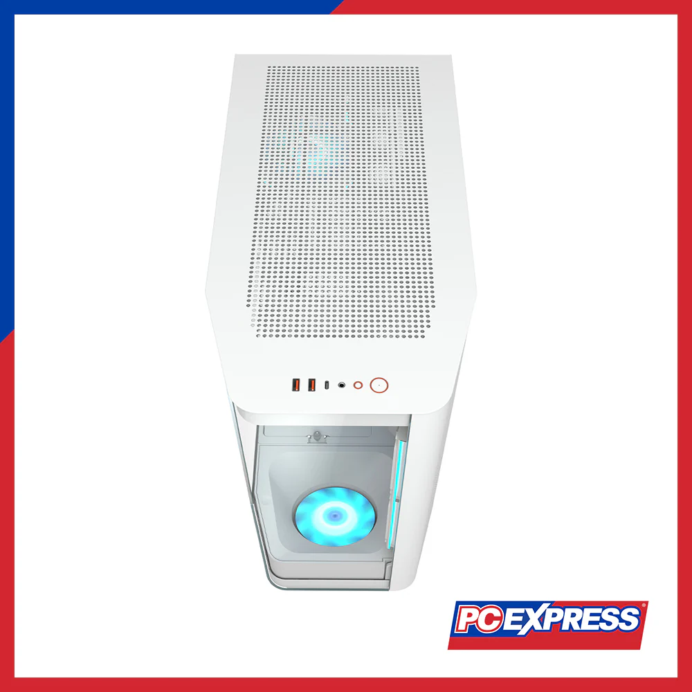 COUGAR FV270 RGB MID Curved Tempered Glass - White - Image 6
