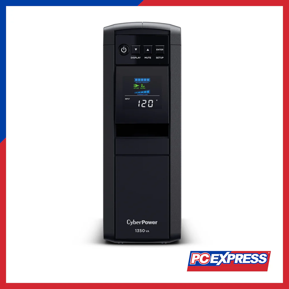 CYBERPOWER CP1350PFCLCD 1350VA/810W Uninterruptible Power Supply