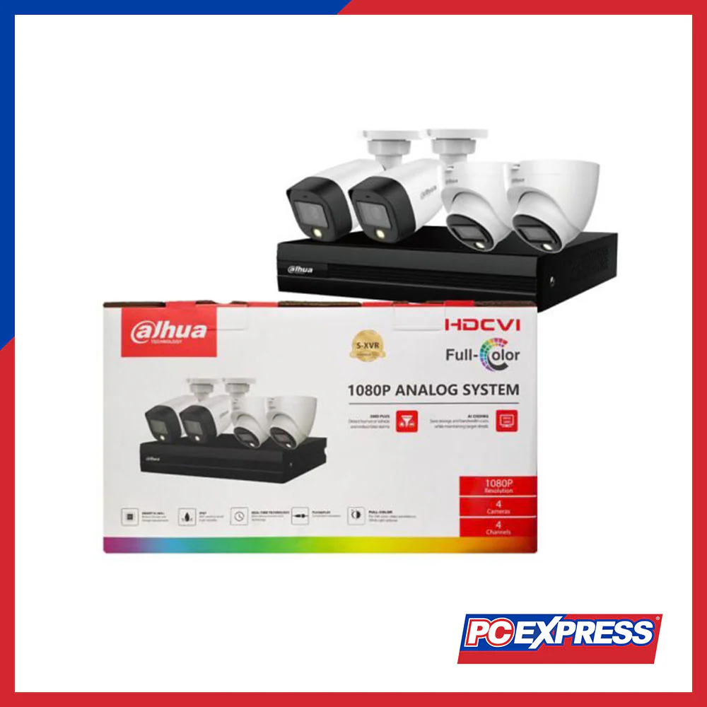 DAHUA DH-KIT (CVI2MP2B2D-FC) 4-Channel Surveillance Package