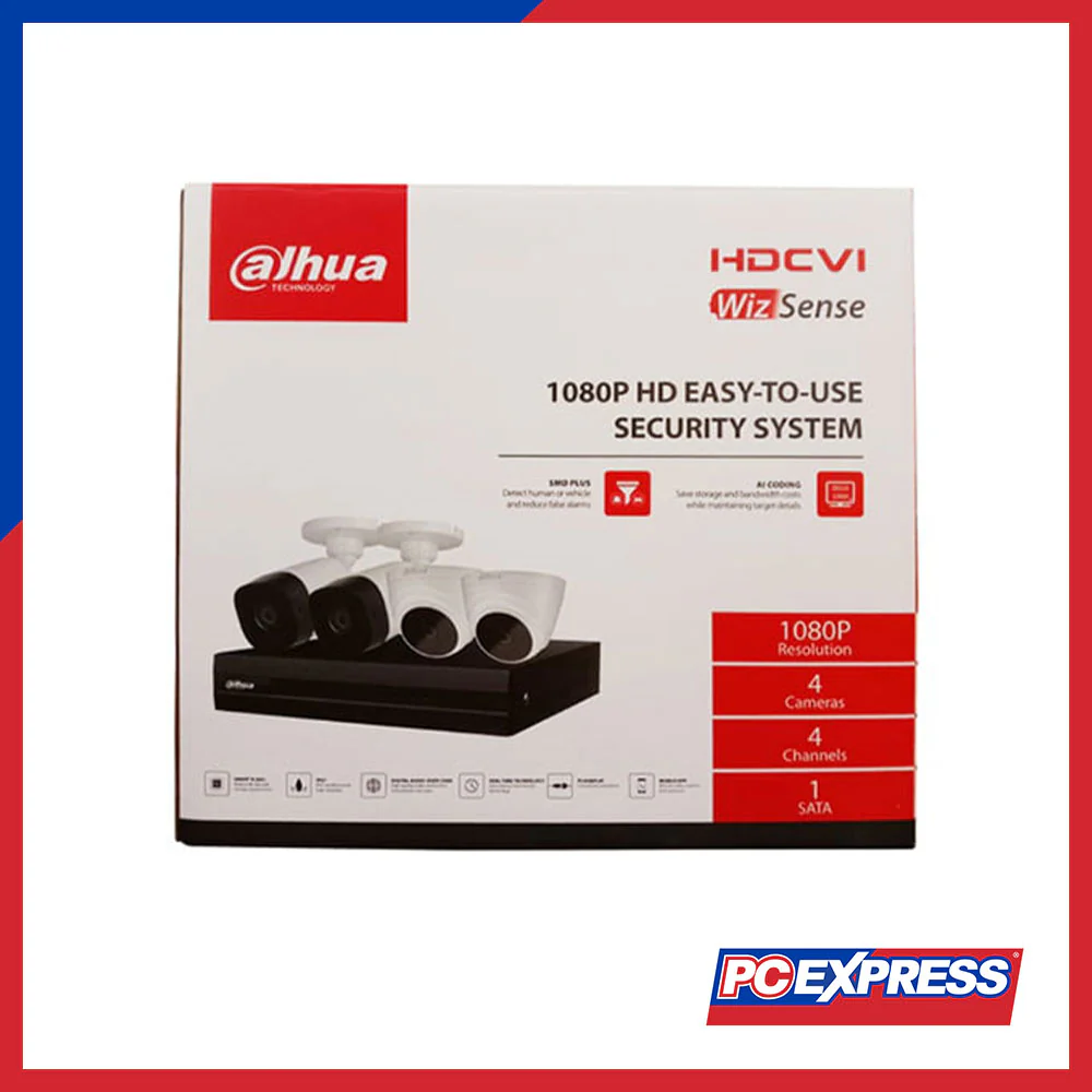 DAHUA DH-KIT (CVI2MP2B2T-I) 4-Channel HDCVI Surveillance Kit