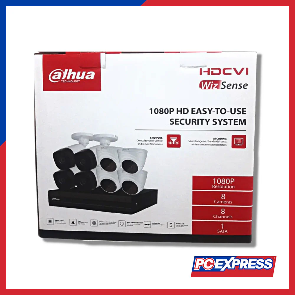 DAHUA DH-KIT (CVI2MP4B4T-I) 8-Channel HDCVI Surveillance Kit