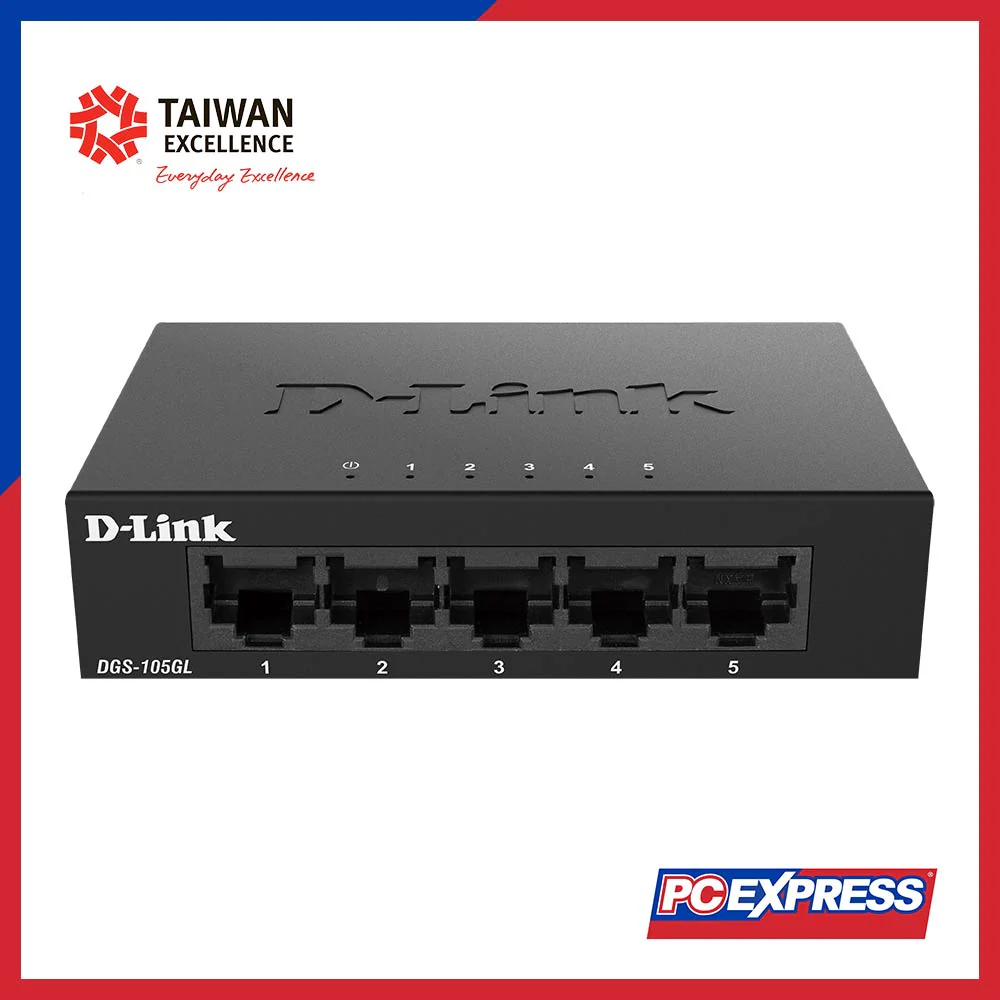 D-LINK DGS-105GL 5-Port Gigabit Switch
