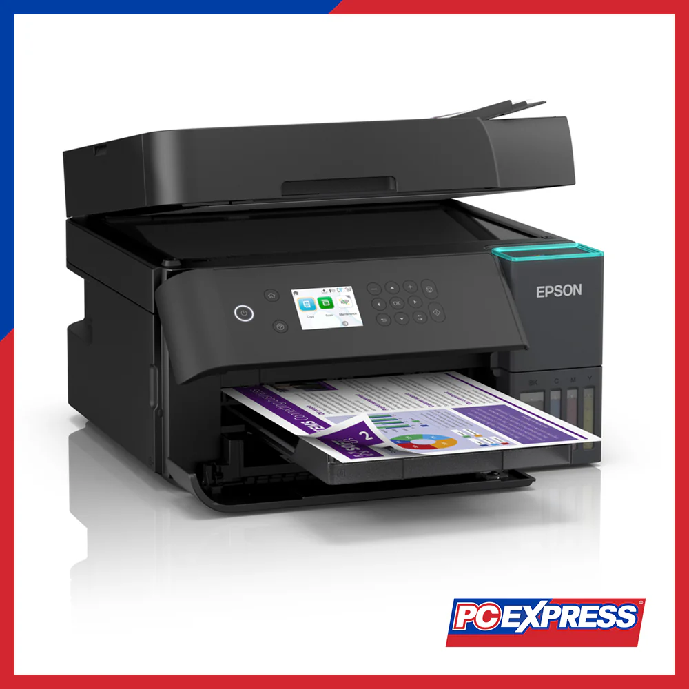 EPSON EcoTank L6370 A4 Wi-Fi Duplex All-in-One Ink Tank Printer - Image 3
