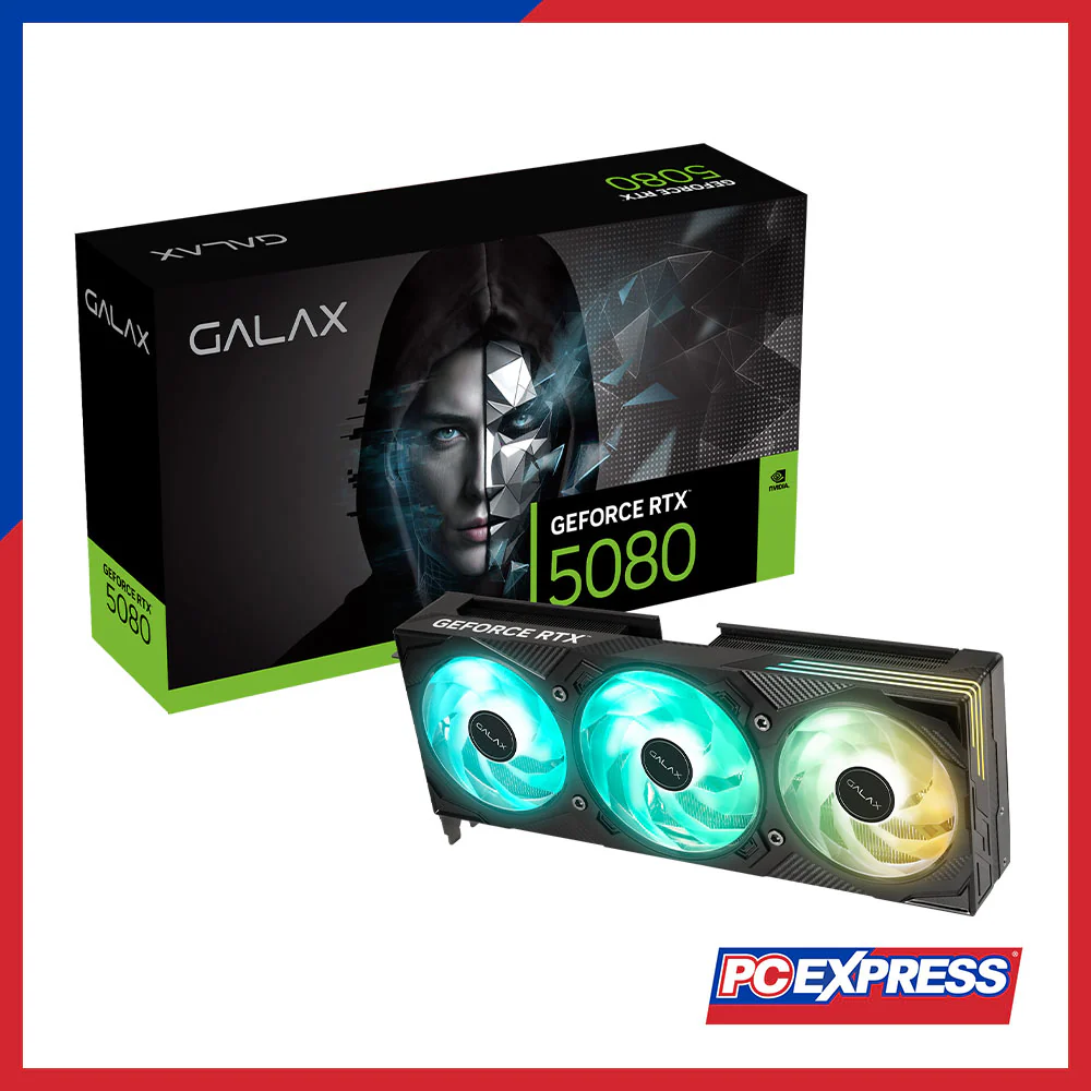 GALAX GeForce RTX™ 5080 EX Gamer 1-Click OC 16GB GDDR7 256-bit Graphics Card
