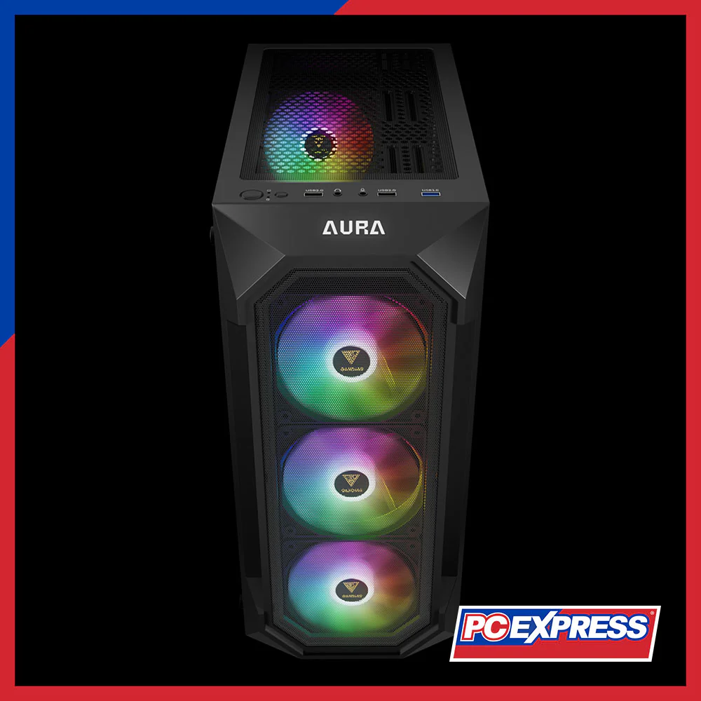 GAMDIAS AURA GC1 ELITE Mesh RGB Mid-tower Case - Black - Image 3