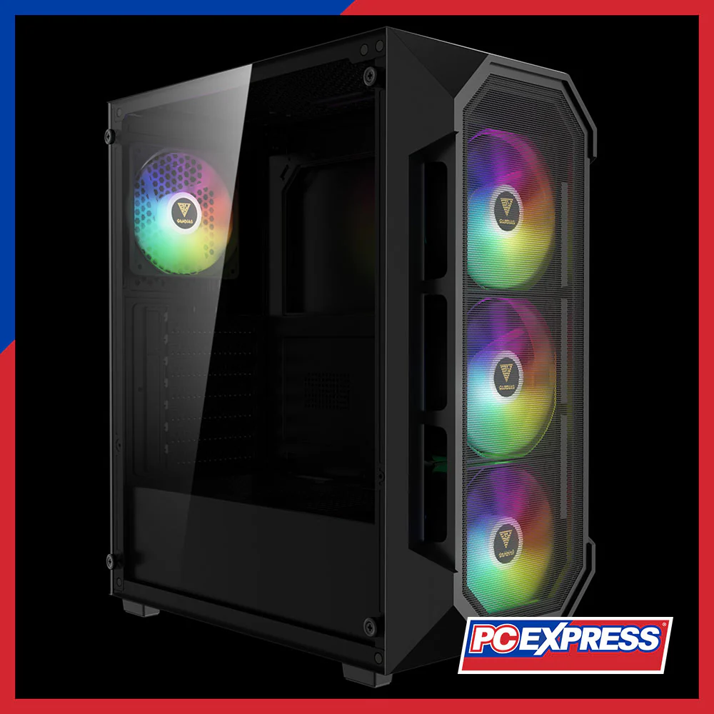GAMDIAS AURA GC1 ELITE Mesh RGB Mid-tower Case - Black - Image 4
