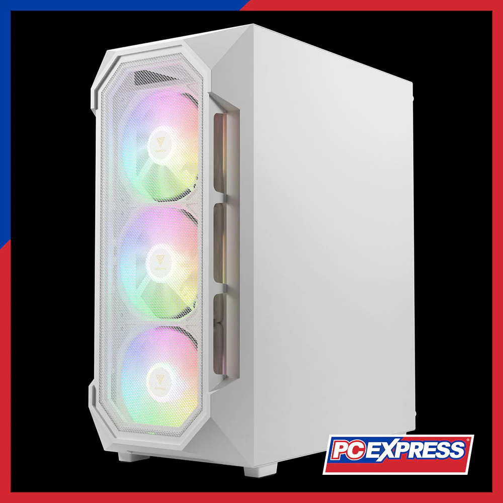 GAMDIAS AURA GC1 ELITE Mesh RGB Mid-tower Case - White - Image 3