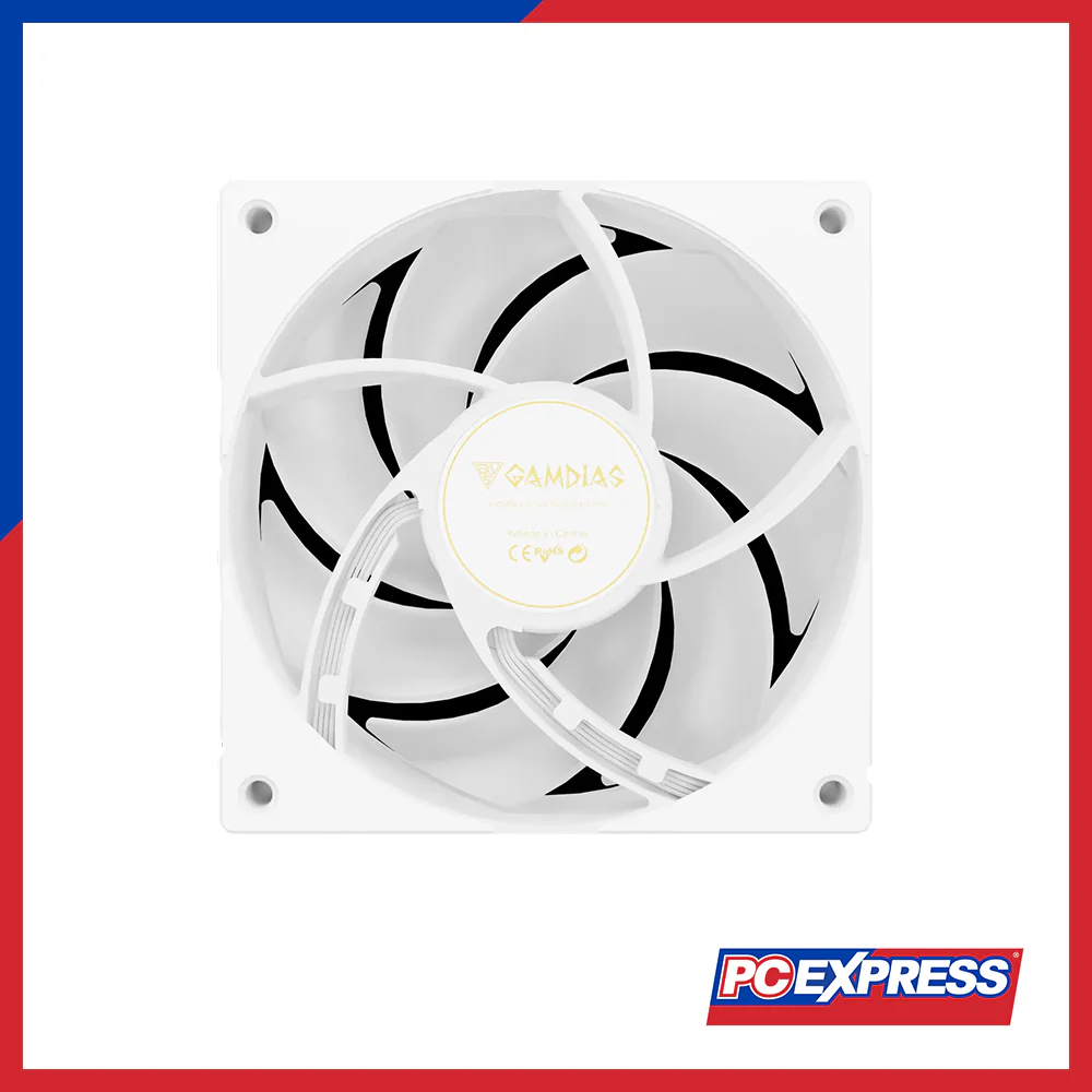 GAMDIAS Aura GL240 V2 Performance RGB Liquid Cooler Fan - White - Image 5