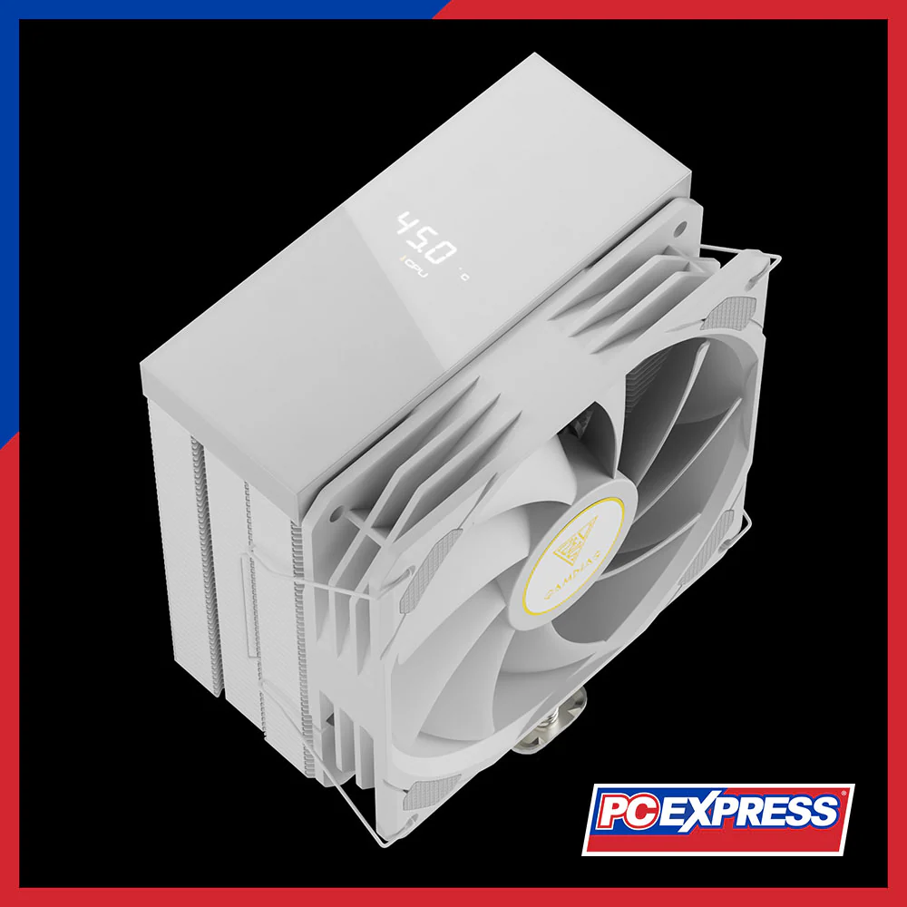 GAMDIAS BOREAS E2-41D CPU Air Cooler Fan (White) - Image 3