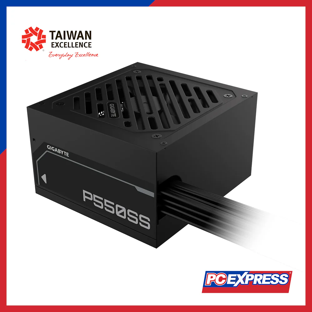 GIGABYTE 550W P550S 80+ Silver Non Modular Power Supply - Image 4