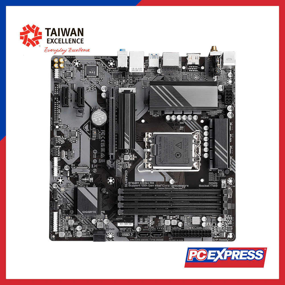 GIGABYTE B760M-DS3H-AX Micro-ATX Motherboard - Image 5