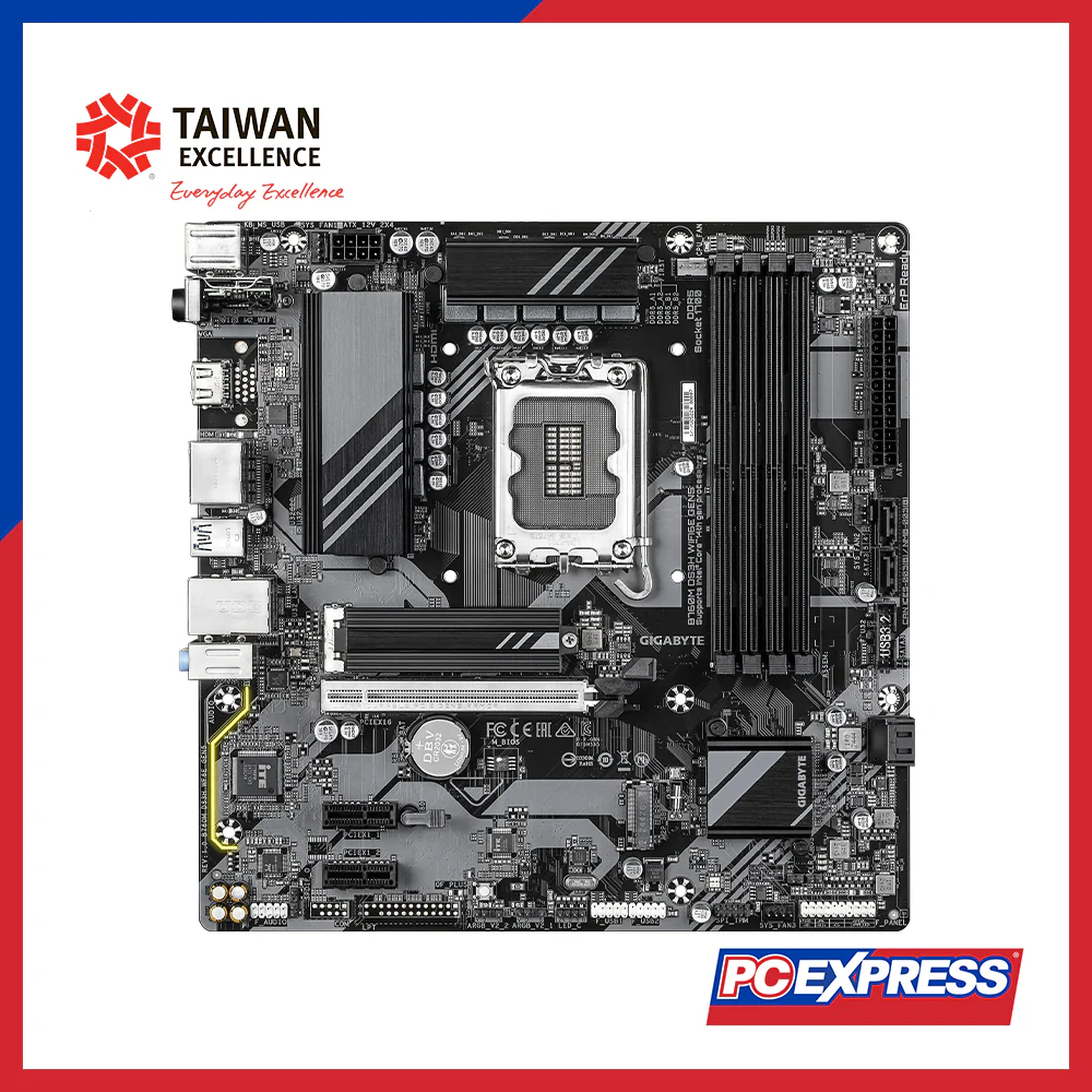GIGABYTE B760M-DS3H-WIFI6E Gen5 micro-ATX Motherboard - Image 2