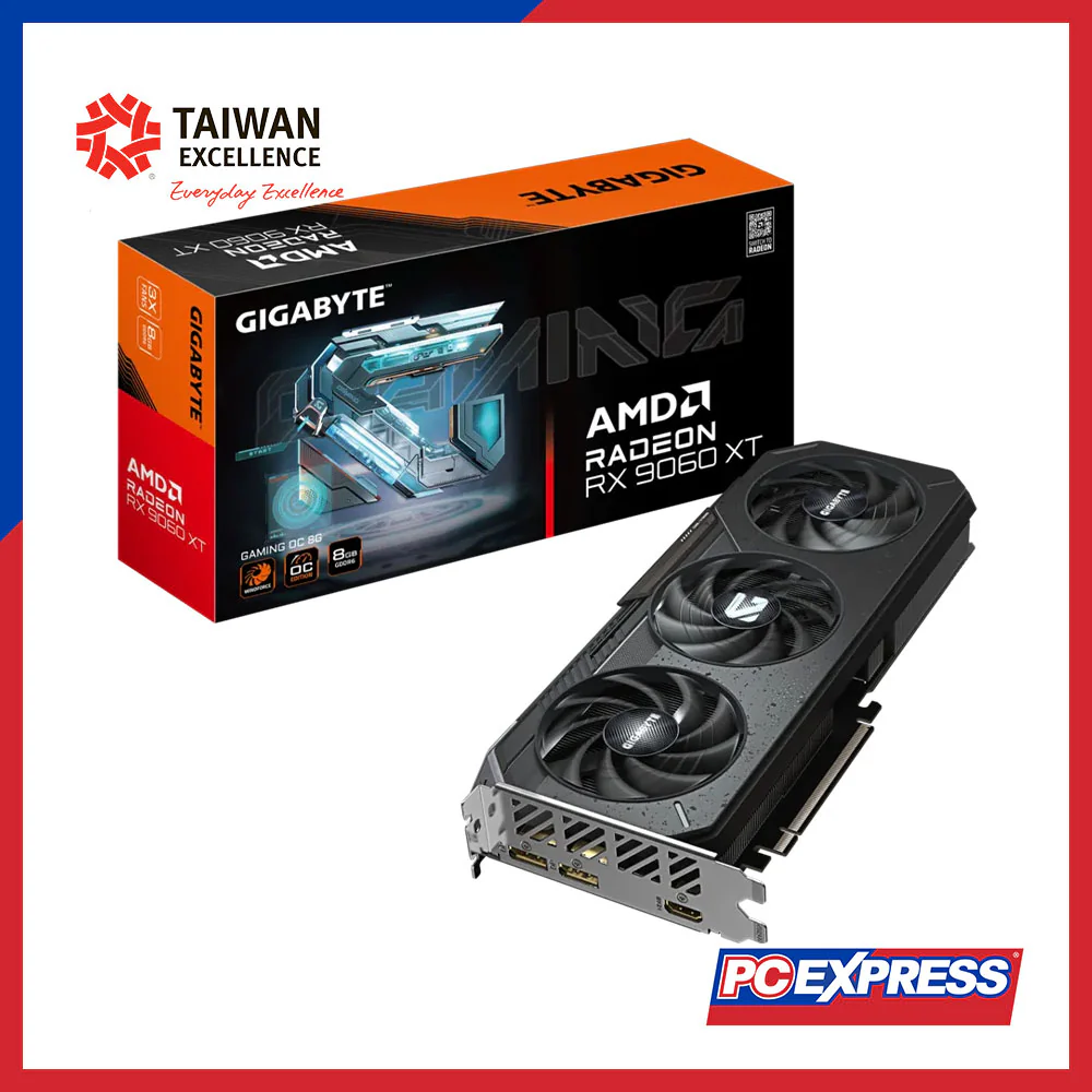 GIGABYTE Radeon™ RX 9060 XT GAMING OC 8GB GDDR6 128-bit Graphics Card