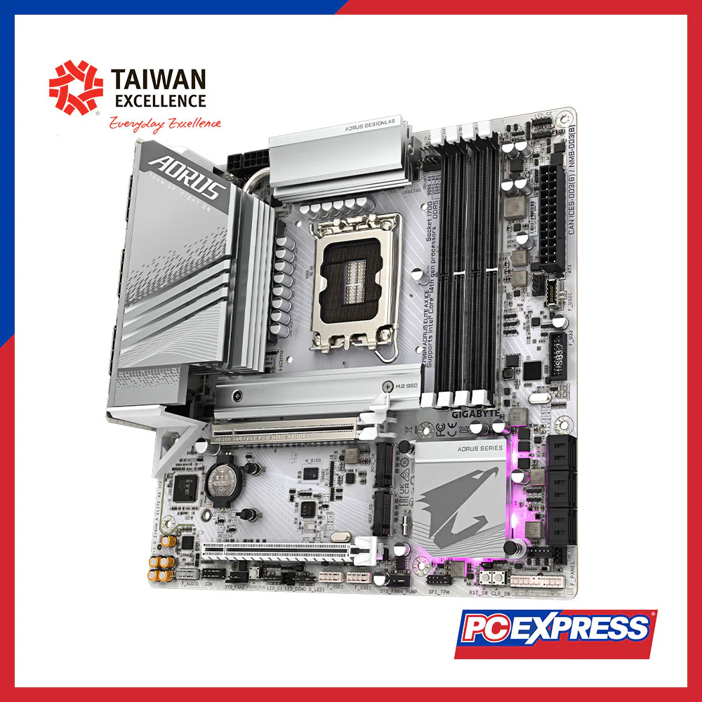 GIGABYTE Z790M AORUS ELITE AX ICE Micro-ATX Motherboard - Image 3