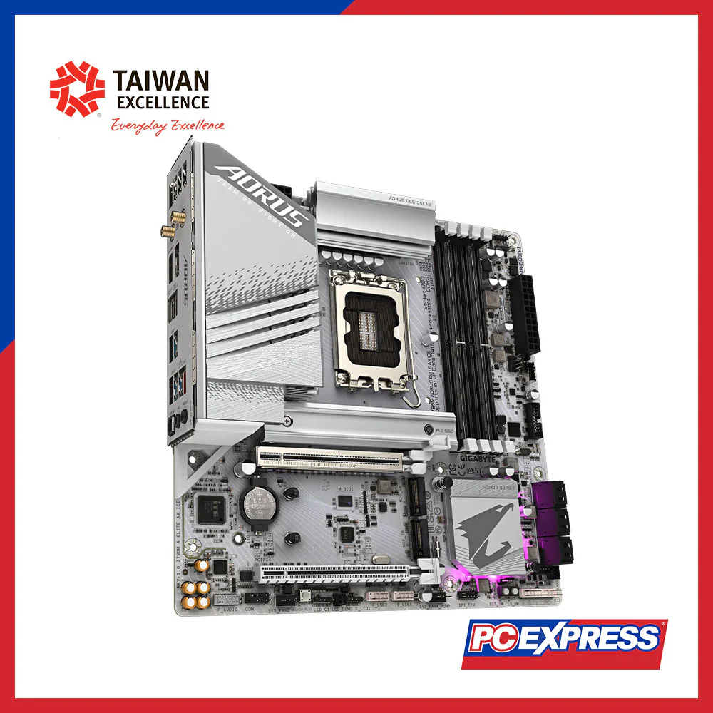 GIGABYTE Z790M AORUS ELITE AX ICE Micro-ATX Motherboard - Image 4