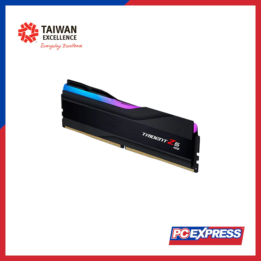 GSKILLS 32GB DDR5 6000MT/S Trident Z5 RGB (F5-6000J3636F32GX1-TZ5RK) Desktop Memory - Black - Image 3