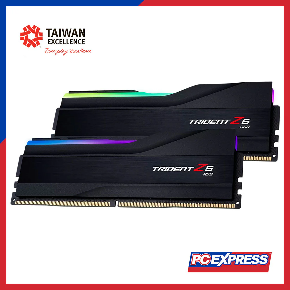 GSKILLS 64GB DDR5 6000MT/S TRIDENT Z5 RGB (F5-6000J3636F32GX2-TZ5RK) Desktop Memory - Black - Image 4