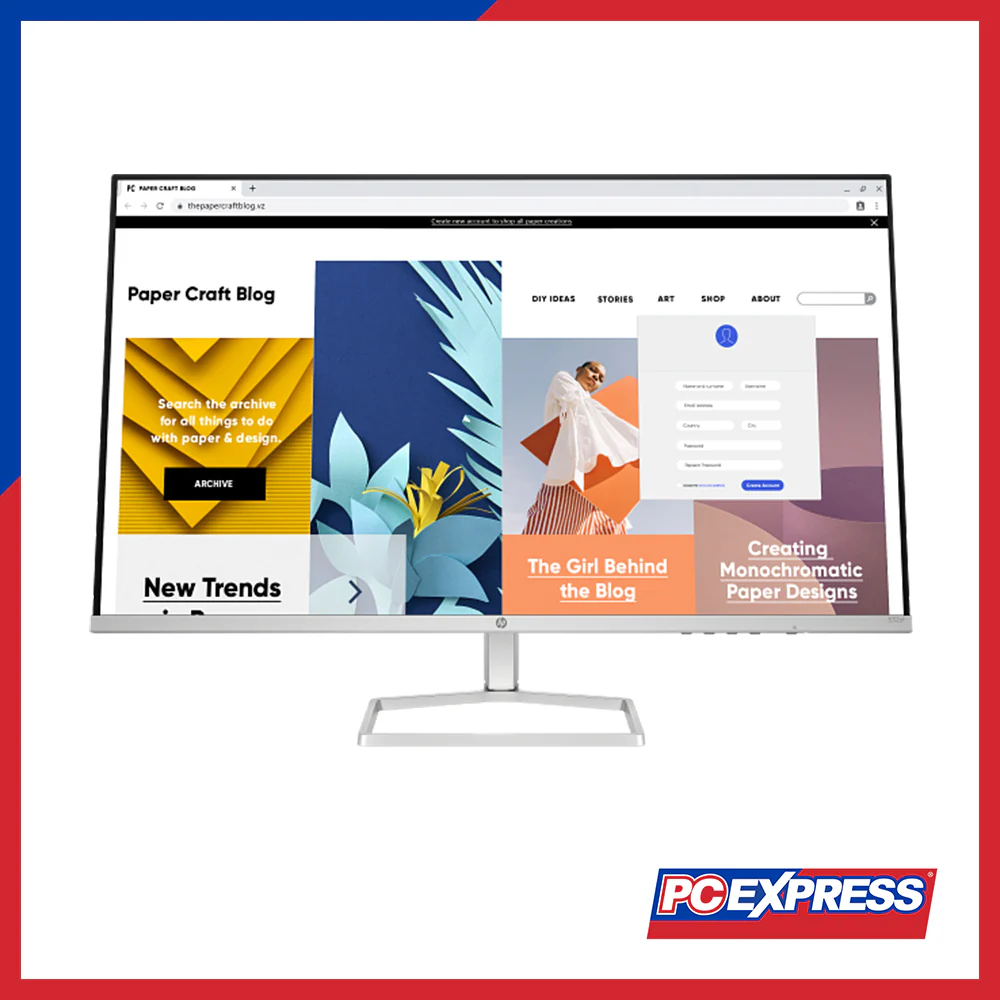 HP 31.5" 532SF (94F51AA) Full-HD Monitor