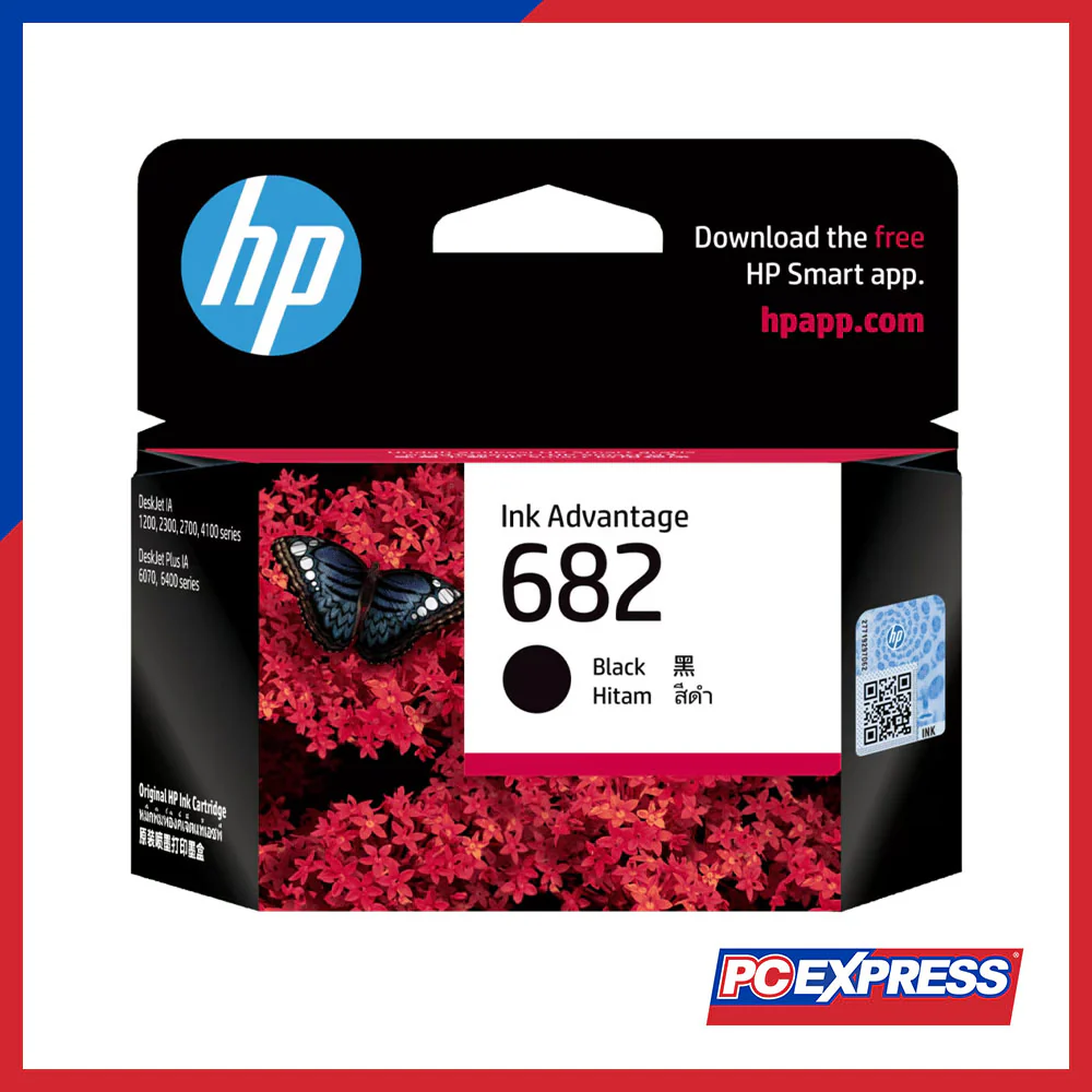 HP 682 Black Original Ink Advantage Cartridge