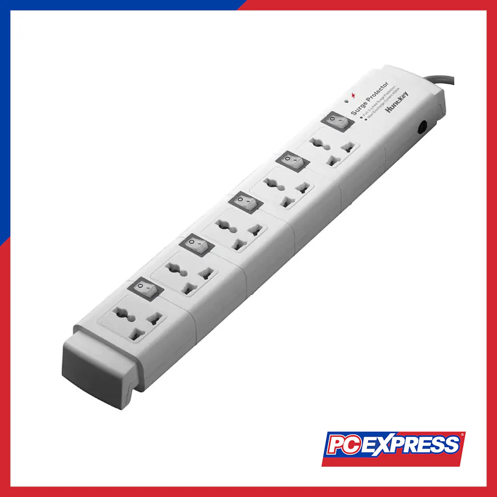 HUNTKEY SZC502 5-SOCKET Surge Protector Power Strip - Image 2
