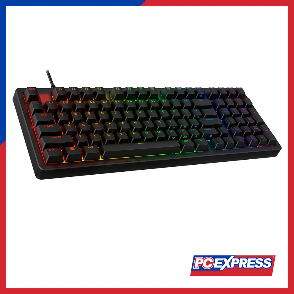 HYPERX Origins 2 1800 (B4QS4AA) Linear Red Switches RGB USB-C Wired Mechanical Gaming Keyboard - Black