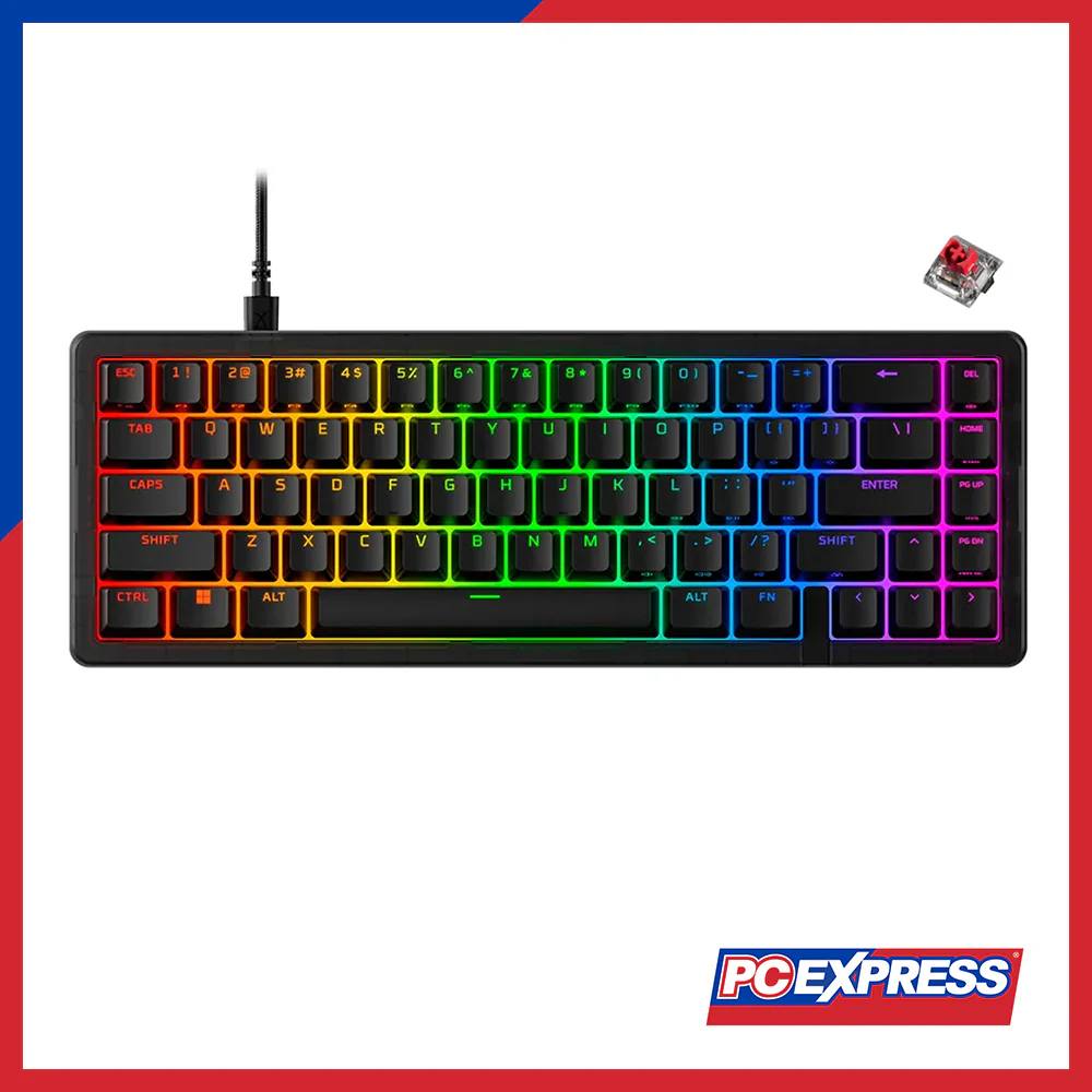 HYPERX Origins 2 65 (B4QS3AA) Red Linear Switch RGB Wired Mechanical Gaming Keyboard - Black