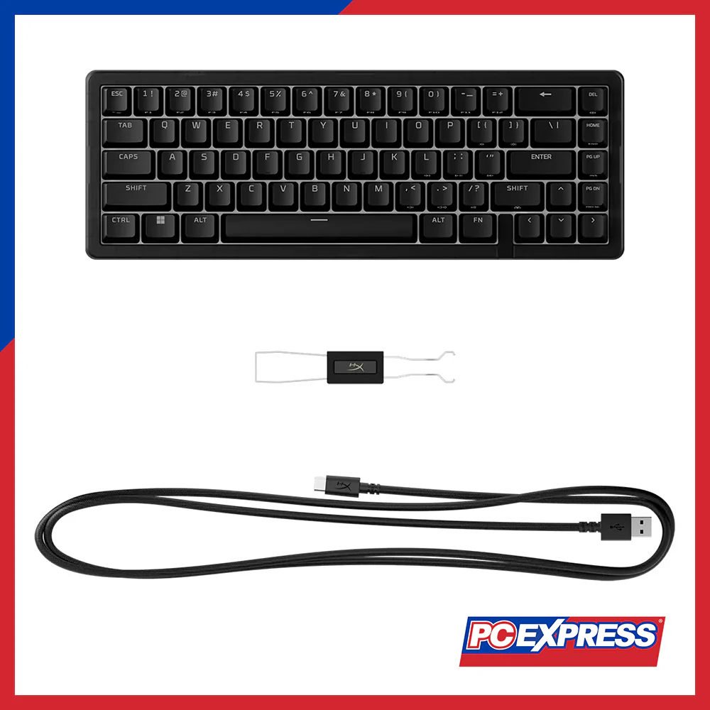 HYPERX Origins 2 65 (B4QS3AA) Red Linear Switch RGB Wired Mechanical Gaming Keyboard - Black - Image 3