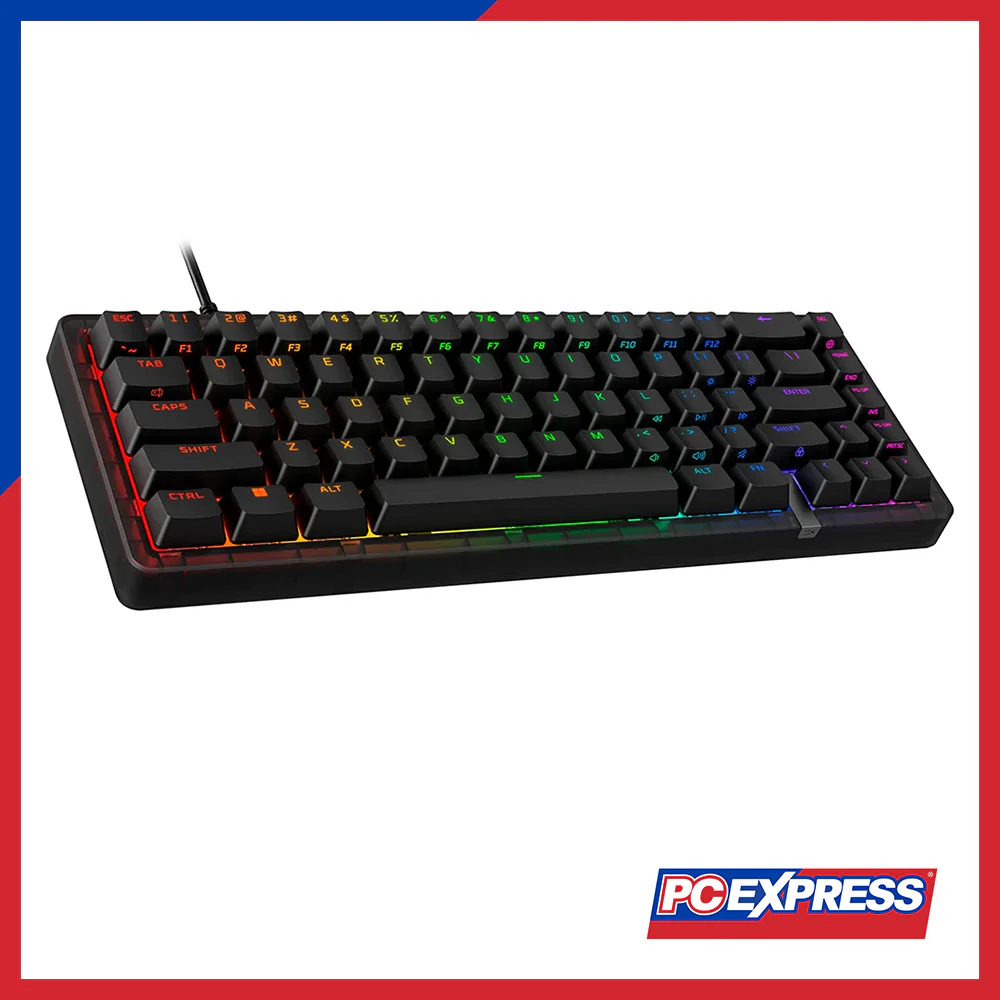 HYPERX Origins Pro 2 65 (BN7S3AA) Linear Optical Switch RGB USB-C Wired Gaming Keyboard - Black - Image 2