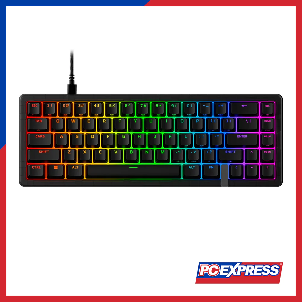 HYPERX Origins Pro 2 65 (BN7S3AA) Linear Optical Switch RGB USB-C Wired Gaming Keyboard - Black - Image 4