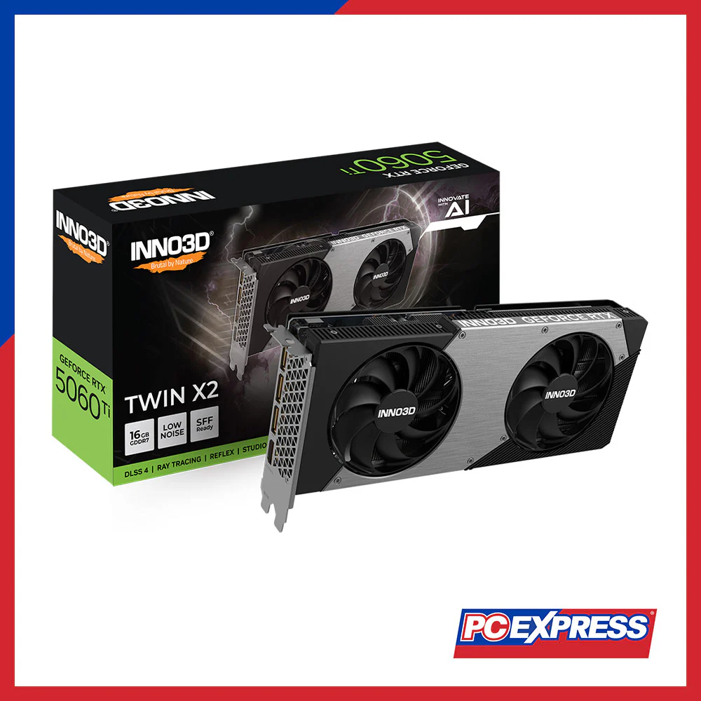INNO3D GeForce RTX™ 5060 Ti TWIN X2 OC 16GB GDDR7 128-bit Graphics Card