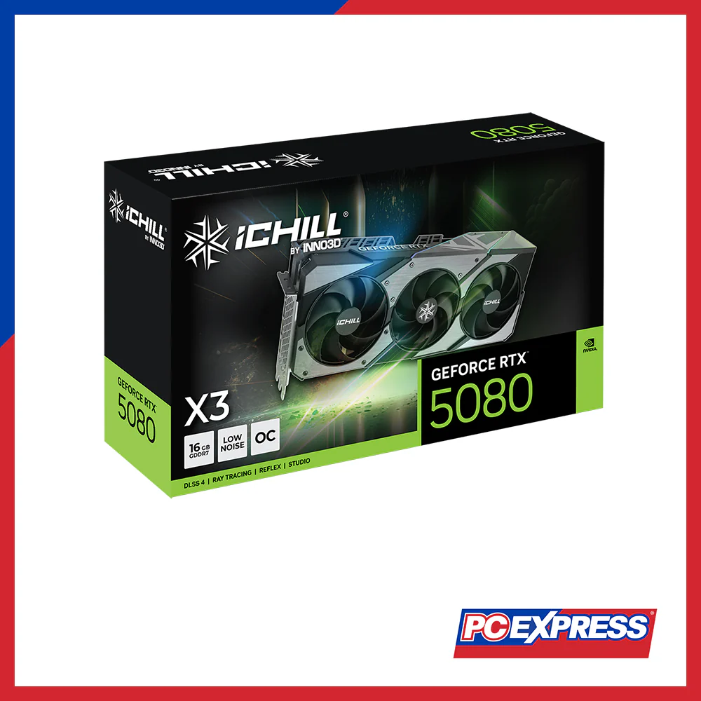 INNO3D GeForce RTX™ 5080 ICHILL X3 16GB GDDR7 256-bit Graphics Card