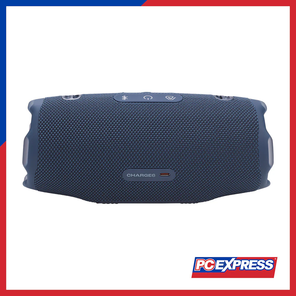 JBL Charge 6 Portable Waterproof and Drop-Proof Bluetooth Speaker - Blue - Image 9