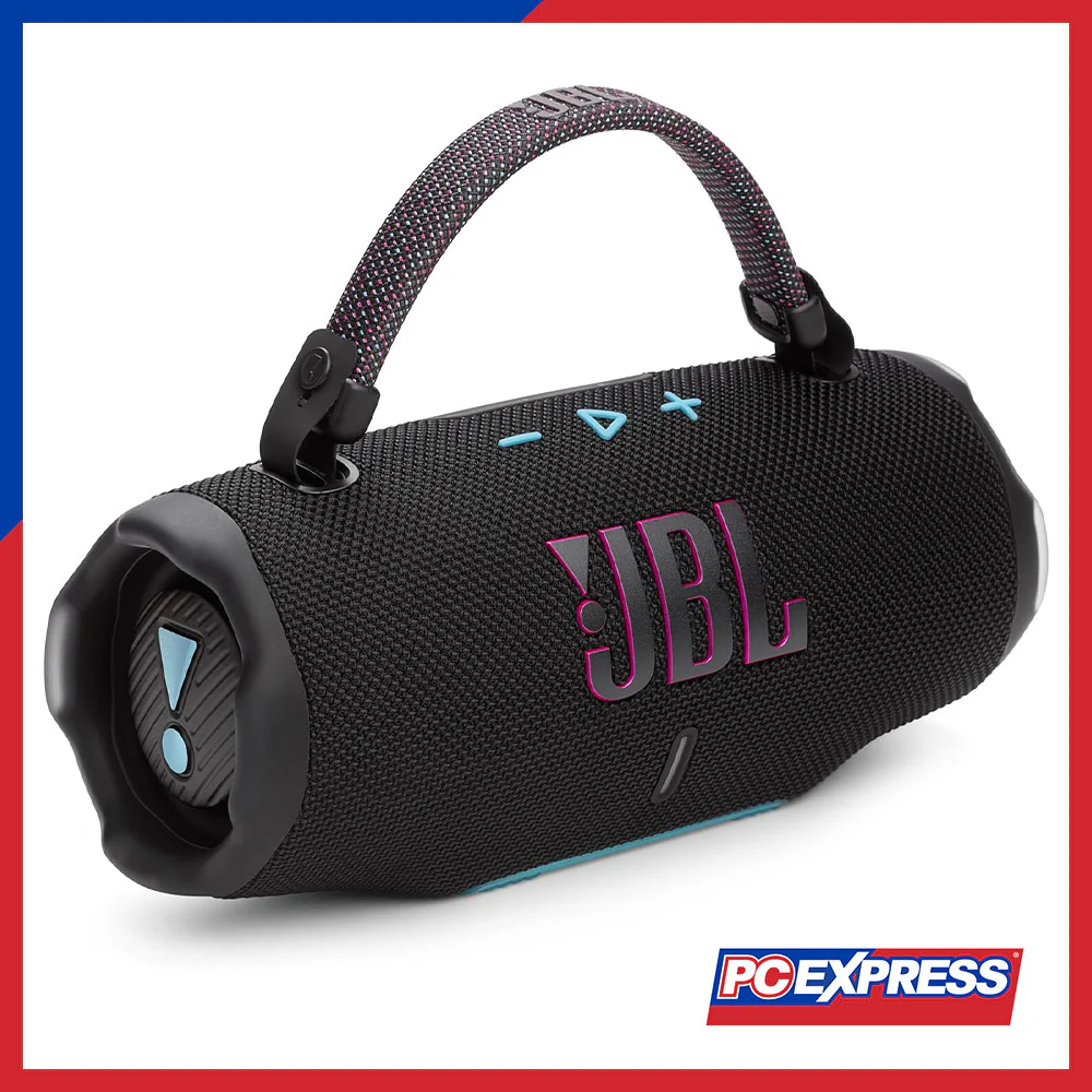 JBL Charge 6 Portable Waterproof and Drop-Proof Bluetooth Speaker - Funky Black - Image 10