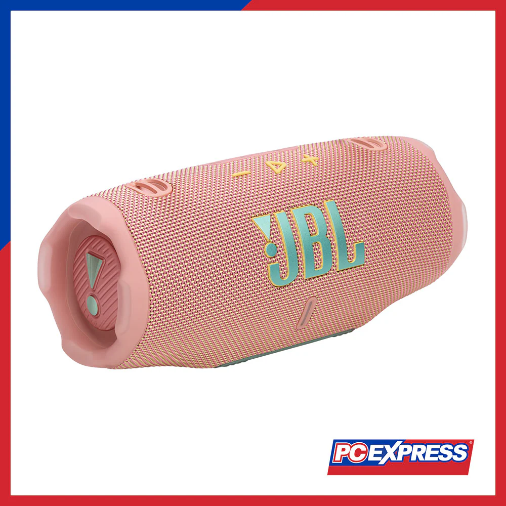 JBL Charge 6 Portable Waterproof and Drop-Proof Bluetooth Speaker - Pink - Image 10