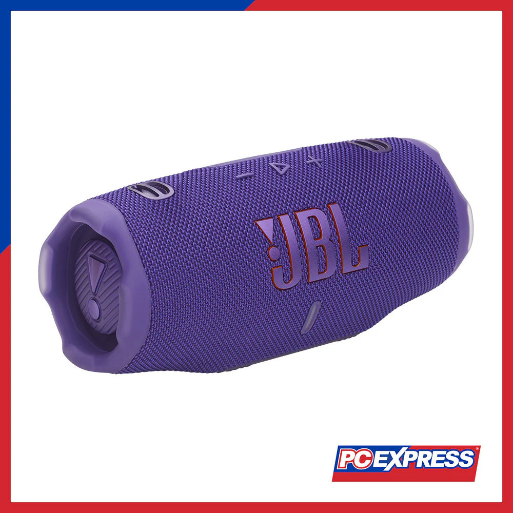 JBL Charge 6 Portable Waterproof and Drop-Proof Bluetooth Speaker - Purple - Image 2