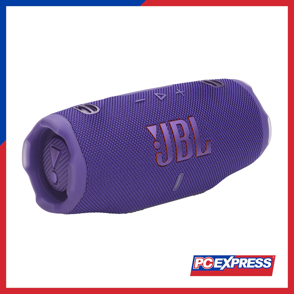 JBL Charge 6 Portable Waterproof and Drop-Proof Bluetooth Speaker - Purple - Image 9