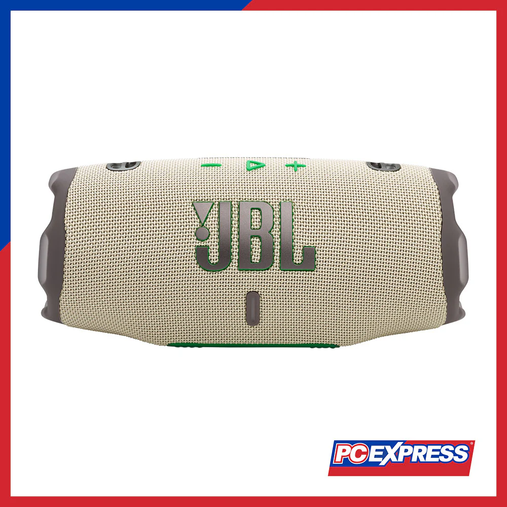 JBL Charge 6 Portable Waterproof and Drop-Proof Bluetooth Speaker - Sand - Image 8
