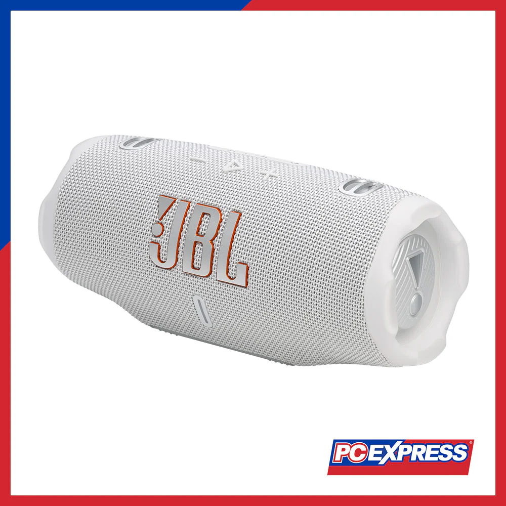 JBL Charge 6 Portable Waterproof and Drop-Proof Bluetooth Speaker - White - Image 13