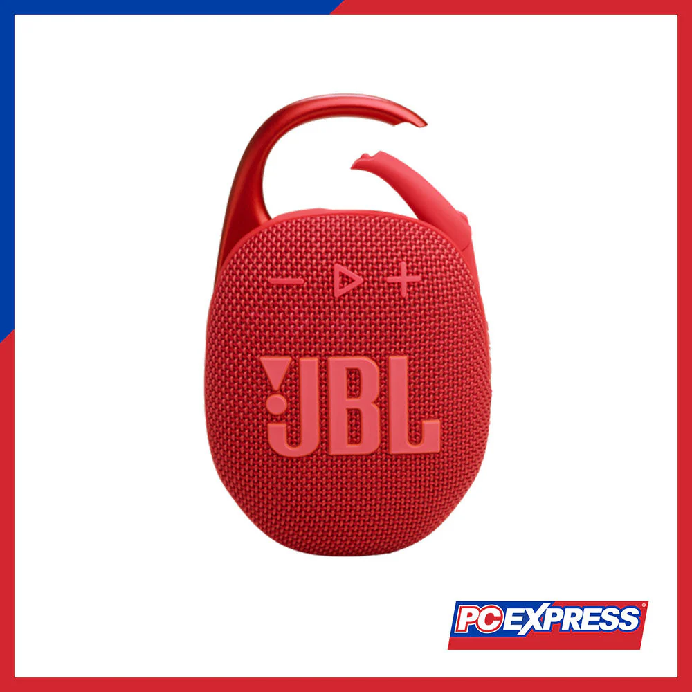 JBL Clip 5 Ultra-Portable Waterproof Bluetooth Speaker (Red) - Image 3