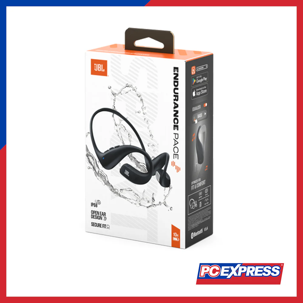 JBL Endurance Pace Open-Ear Headphones - Black/Gray - Image 7