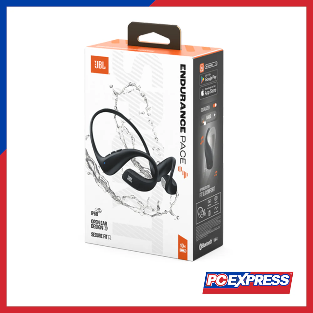 JBL Endurance Pace Open-Ear Headphones - Black/Green - Image 6