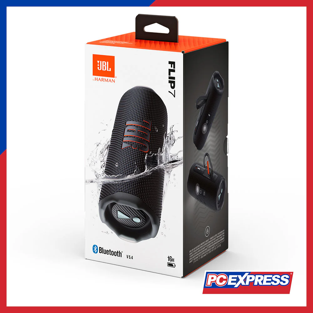JBL Flip 7 Portable Waterproof and Drop-Proof Bluetooth Speaker - Black - Image 14