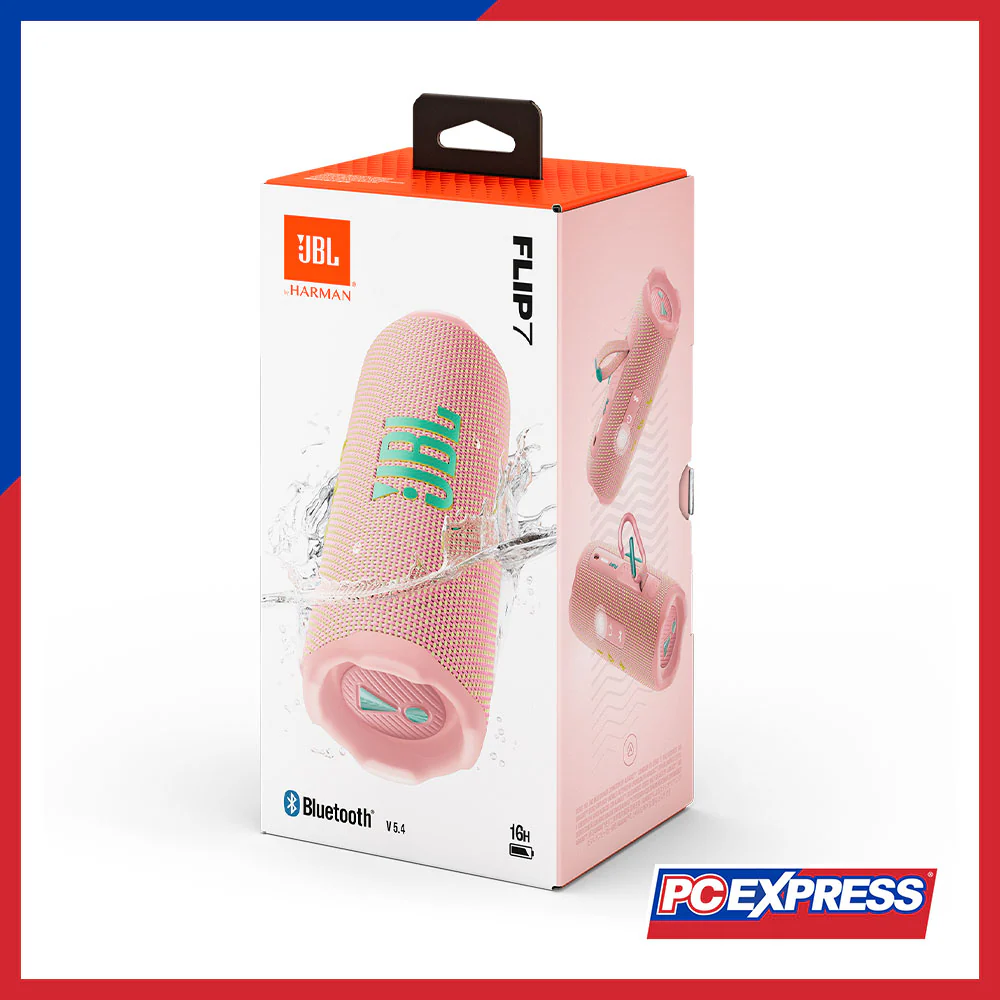 JBL Flip 7 Portable Waterproof and Drop-Proof Bluetooth Speaker - Pink - Image 14