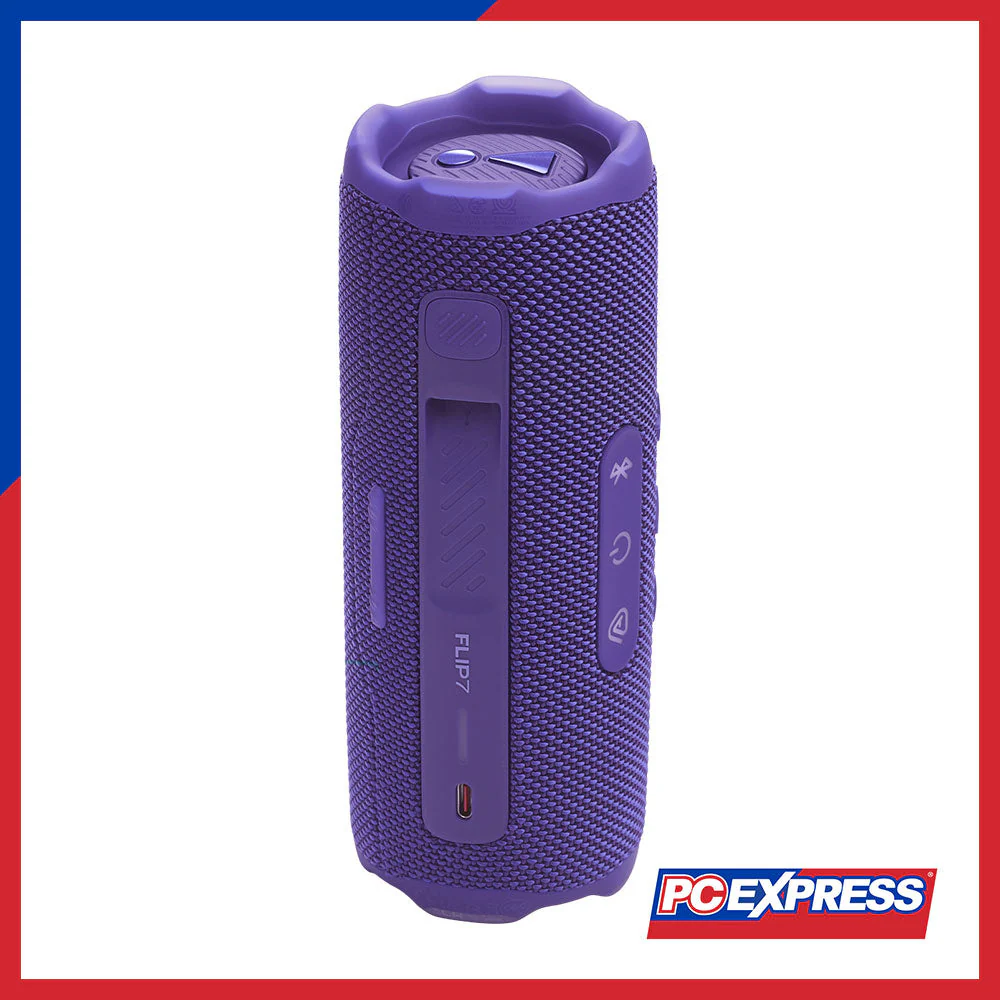 JBL Flip 7 Portable Waterproof and Drop-Proof Bluetooth Speaker - Purple - Image 3