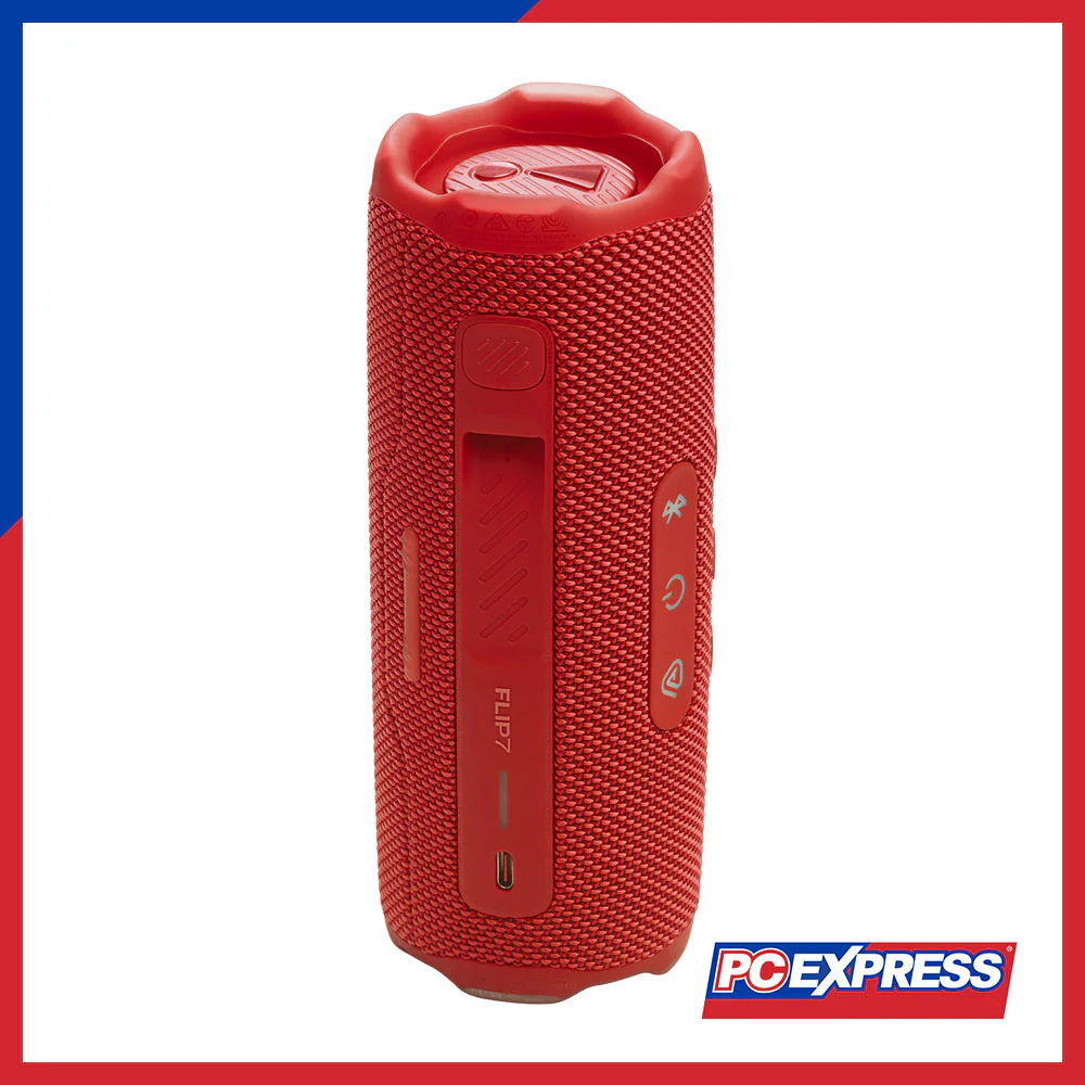 JBL Flip 7 Portable Waterproof and Drop-Proof Bluetooth Speaker - Red - Image 10