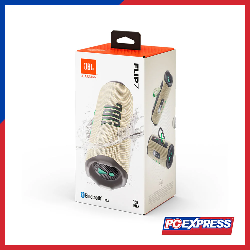 JBL Flip 7 Portable Waterproof and Drop-Proof Bluetooth Speaker - Sand - Image 14