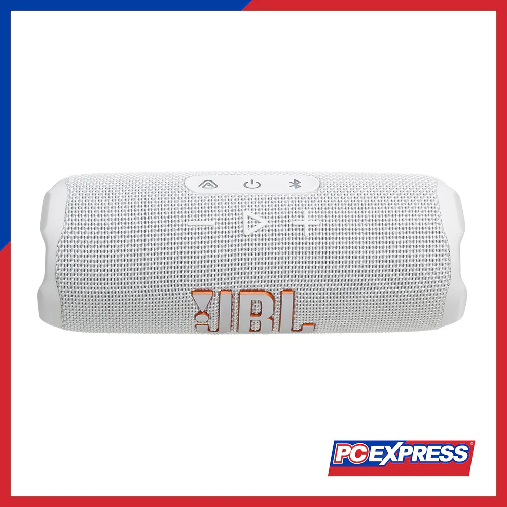 JBL Flip 7 Portable Waterproof and Drop-Proof Bluetooth Speaker - White - Image 10