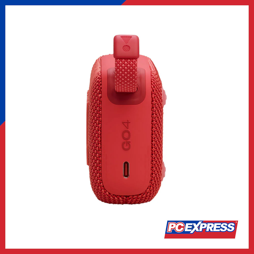 JBL GO 4 Ultra Portable Bluetooth Speaker (Red) - Image 4