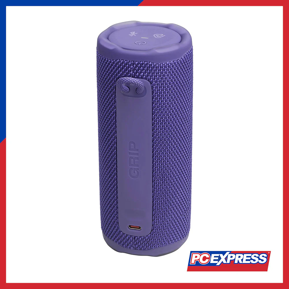 JBL Grip Compact Bluetooth Speaker with Pro Sound & Ambient Light - Purple - Image 3